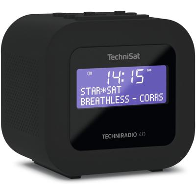 TechniSat Techniradio 40 Wekker radio Zwart