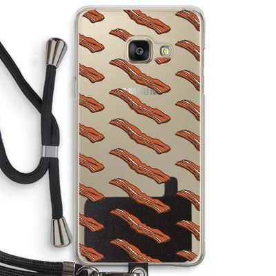 Bacon to my eggs #2: Samsung Galaxy A3 (2016) Transparant Hoesje met koord