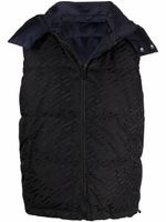 Versace gilet matelassé - Noir