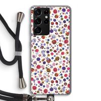 Planets Space: Samsung Galaxy S21 Ultra Transparant Hoesje met koord