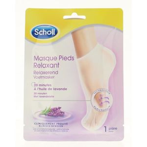 Scholl Voetmasker lavendel (1 st)