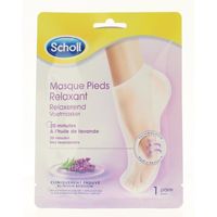 Scholl Voetmasker lavendel (1 st)