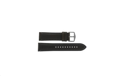 Horlogeband Fossil FS5378 Leder Donkerbruin 22mm
