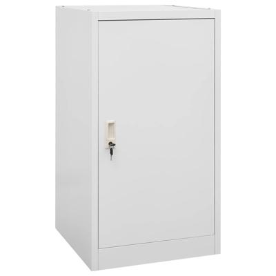 Zadelkast 53x53x105 cm staal lichtgrijs