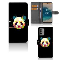 Nokia G22 Leuk Hoesje Panda Color | Portemonnee hoesje