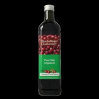 Cranberrysap ongezoet bio 750 Milliliter