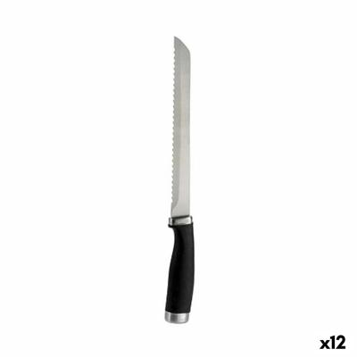 Gekarteld mes Kinvara Roestvrij staal Plastic 20 cm (12 Stuks)