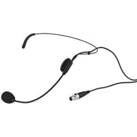 Monacor HSE-72 Spraakmicrofoon Headset Zendmethode:Kabelgebonden Incl. windkap Mini-XLR Kabelgebonden