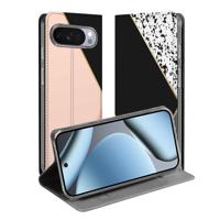 Google Pixel 10 | Pixel 10 Pro Telefoonhoesje Black Pink Shapes