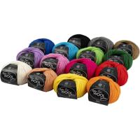 Creativ Company Wolgaren, l: 50 m, 15x50 gr/ 1 bol