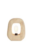 Light & Living Licht houten tafellampKelafo 24 x 30cm - 7041082 - thumbnail
