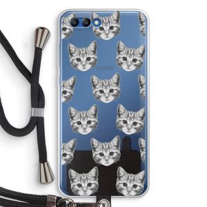 Kitten: Honor 10 Transparant Hoesje met koord