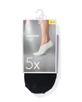HEMA Sneakersokken 5 paar zwart (zwart)