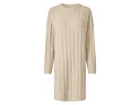 esmara Gebreide dames jurk (Beige, XS (32/34))