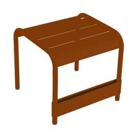 Fermob Luxembourg bijzettafel/voetenbank laag 44x42 cm Candied orange Fermob Luxembourg bijzettafel/voetenbank laag 44x42 cm Candied orange