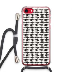 Crazy shapes: iPhone SE 2020 Transparant Hoesje met koord