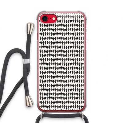 Crazy shapes: iPhone SE 2020 Transparant Hoesje met koord