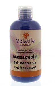 Massageolie belaste spieren