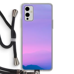 Sunset pastel: OnePlus 9 Transparant Hoesje met koord