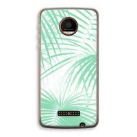 Palmbladeren: Motorola Moto Z Force Transparant Hoesje