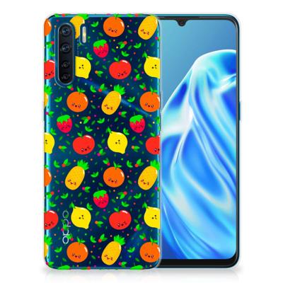 OPPO A91 | Siliconen Case | Fruits