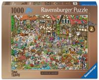 Ravensburger Ray&apos;s Comic Time Travel 1000 stukjes middle ages