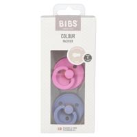 Bibs 1 Fopspeen Duo Bubblegum/peri