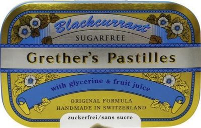 Melisana Grether blackcurrant suikervrij (110 gr)