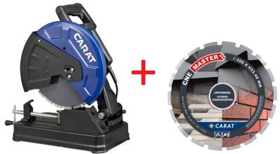 Carat Afkortzaagmachine | Easycoup compact 350 - Model 2026 + CNEM350400 Zaagblad - BUC350CN26