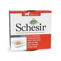 SCHESIR in jelly Chicken with beef - nat hondenvoer - 150 g