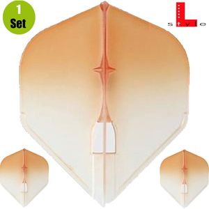 L-Style Flights L1 Two Tone Clear - Oranje