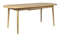 Zuiver Uitschuifbare Ovale Eettafel 'Twist' Eiken, 185-240 x 90cm