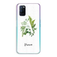 Green Brush: Oppo A92 Transparant Hoesje Green Brush: Oppo A92 Transparant Hoesje
