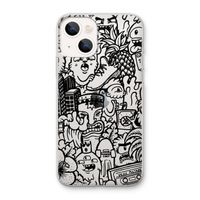 Vexx Black Mixtape: iPhone 13 mini Transparant Hoesje