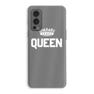 Queen zwart: OnePlus Nord 2 5G Transparant Hoesje
