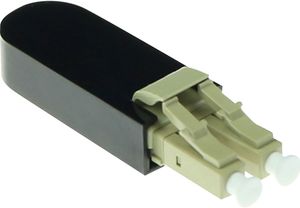 ACT Fiber optic LC loopback adapter multimode 850 nm