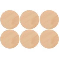 Houten schijven/cirkels/rondjes van dia 6 cm - 12x stuks - Hobby/knutselmateriaal