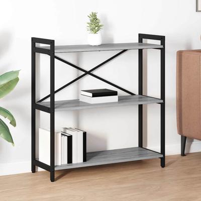 Boekenkast Grijs sonoma 80 x 30 x 83 cm Bewerkt hout