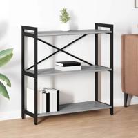 Boekenkast Grijs sonoma 80 x 30 x 83 cm Bewerkt hout