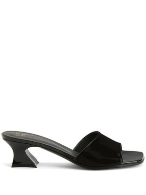 Giuseppe Zanotti mules Solhene 45 mm en cuir - Noir