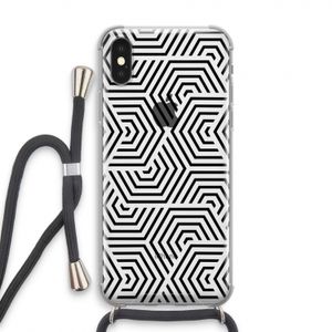 Magic pattern: iPhone X Transparant Hoesje met koord