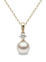 Yoko London collier en or blanc 18ct serti de perles et de diamants