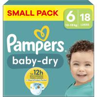 Pampers - Baby Dry - Maat 6 - Small Pack - 18 luiers - 13/18 KG - thumbnail