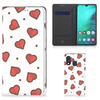 Samsung Galaxy A40 | Hoesje met Magneet | Hearts