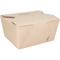 Depa Bak | Bamboepapier + PP | maaltijdbox | 113x90x65mm | naturel | 450 stuks