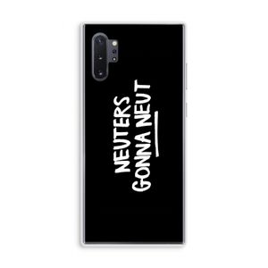 Neuters (zwart): Samsung Galaxy Note 10 Plus Transparant Hoesje