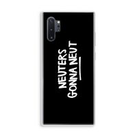 Neuters (zwart): Samsung Galaxy Note 10 Plus Transparant Hoesje