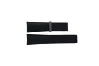 Horlogeband Tag Heuer FC6171 Leder Zwart 22mm