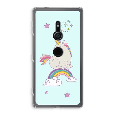 Regenboog eenhoorn: Sony Xperia XZ2 Transparant Hoesje
