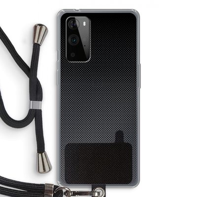 Musketon Halftone: OnePlus 9 Pro Transparant Hoesje met koord
